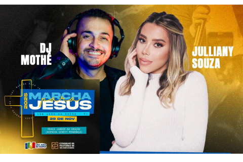 CHEGOU O GRANDE DIA É HOJE A GRANDE MARCHA PARA JESUS SJB 2025